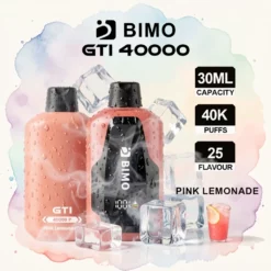 BIMO GTI 40000 Puffs – Roza Limonada (združljiv z IGET vložki 3500-12000 vpihov)