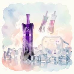 FUOMT THRONE SHISHA 70K – 0,4Ω Mesh, DTL/MTL, 1000mAh, Type-C, digitalni zaslon