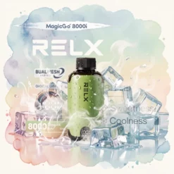Relx Magicgo 8000 vlekov Dvojno jabolko
